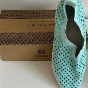 Ilse Jacobsen Women's iconic Tulip Shoes in Aqua